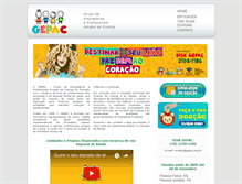 Tablet Screenshot of gepac.org.br